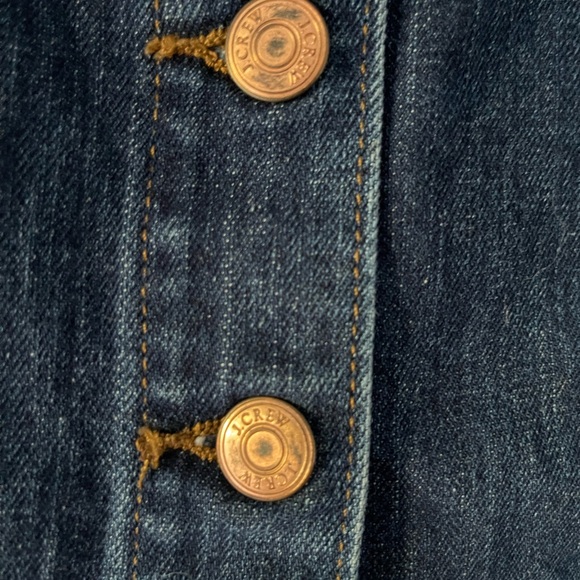 J Crew A-Line Denim Mini Skirt - Picture 3 of 6